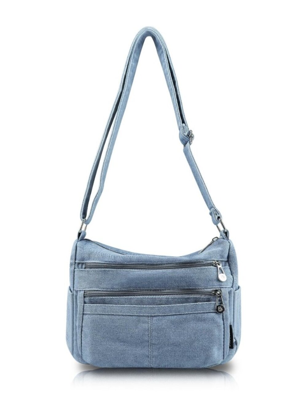 Denim Purses for Women, Large Capacity Jean Tote Bag Retro Canvas Shoulder Bag